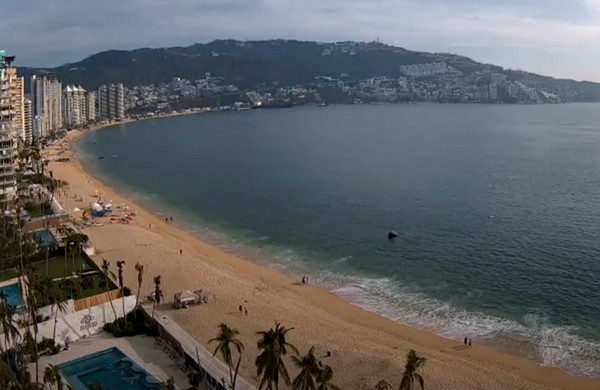 Пляж в Акапулько в Мексике